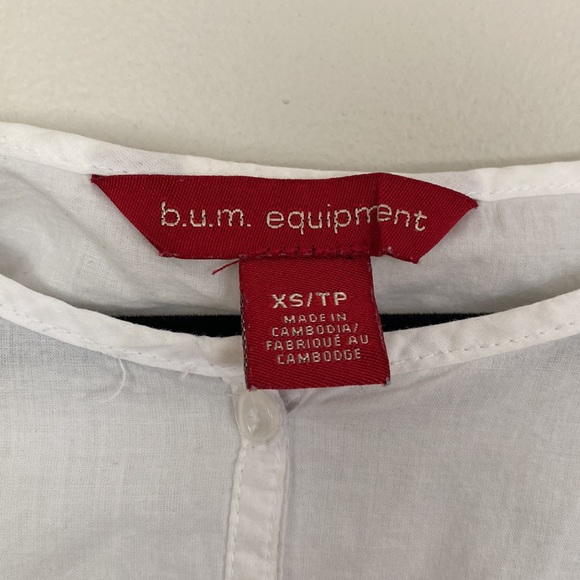 Y2K BUM light babydoll blouse with cap sleeves - Picture 6 of 6